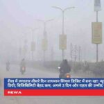 रीवा में कोहरे और ठंड के चलते सड़क पर वाहनों की धीमी रफ्तार